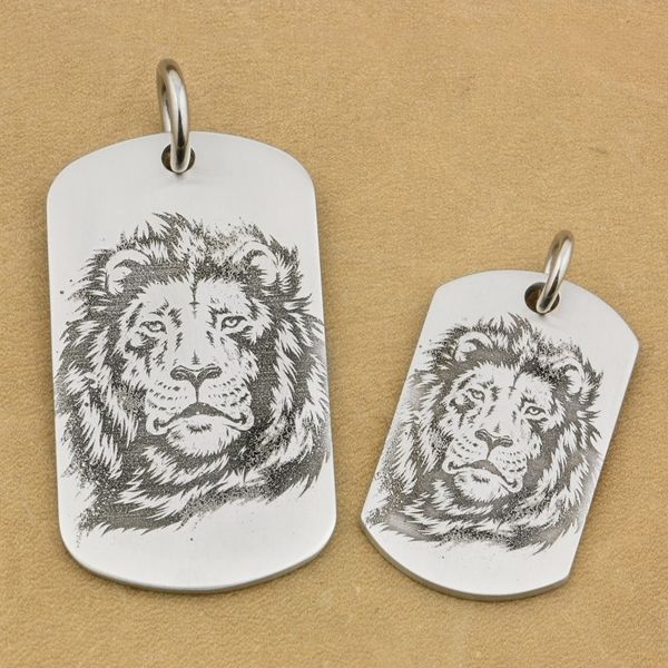 linsion 316l stainless steel high detail deep engraved customized mens biker rocker punk lion king pendant dog tag 9x203 jp, Silver
linsion 316l stainless steel high detail deep engraved customized mens biker rocker punk lion king pendant dog tag 9x203 jp, Silver
