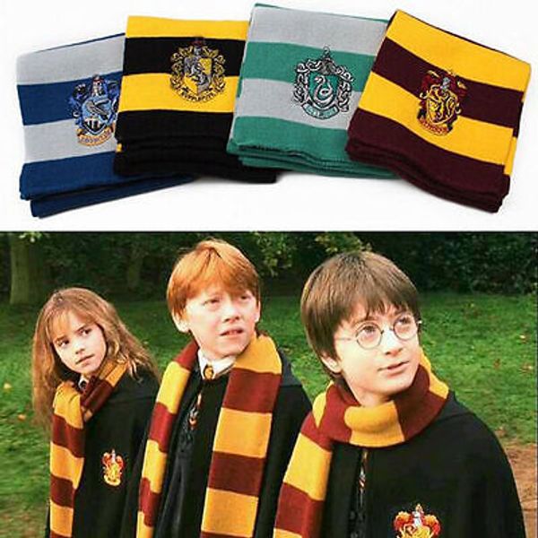 New Fashion 4 Colors College Scarf Harry Potter Gryffindor Series Scarf With Badge Cosplay Knit Scarves Halloween Costumes X023
New Fashion 4 Colors College Scarf Harry Potter Gryffindor Series Scarf With Badge Cosplay Knit Scarves Halloween Costumes X023