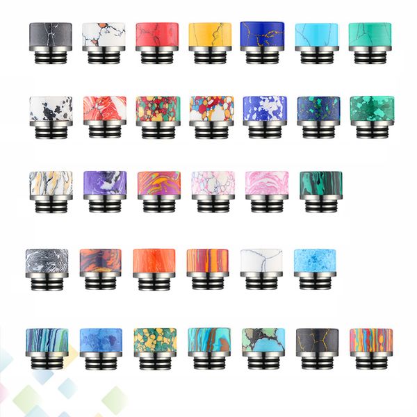 Turquoise Drip Tip 810 Tophus Stone and Stainless Steel Wide Bore Mouthpieces 34 Colors Fit 810 Atomizers TFV8 TFV12 DHL Free
Turquoise Drip Tip 810 Tophus Stone and Stainless Steel Wide Bore Mouthpieces 34 Colors Fit 810 Atomizers TFV8 TFV12 DHL Free
