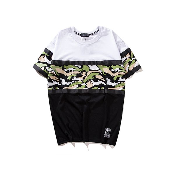 printing stitching t-shirt short sleeve summer novelty streetwear casual men's hip-hop oversized camouflage camo male t shirt ckekf, Black
printing stitching t-shirt short sleeve summer novelty streetwear casual men's hip-hop oversized camouflage camo male t shirt ckekf, Black