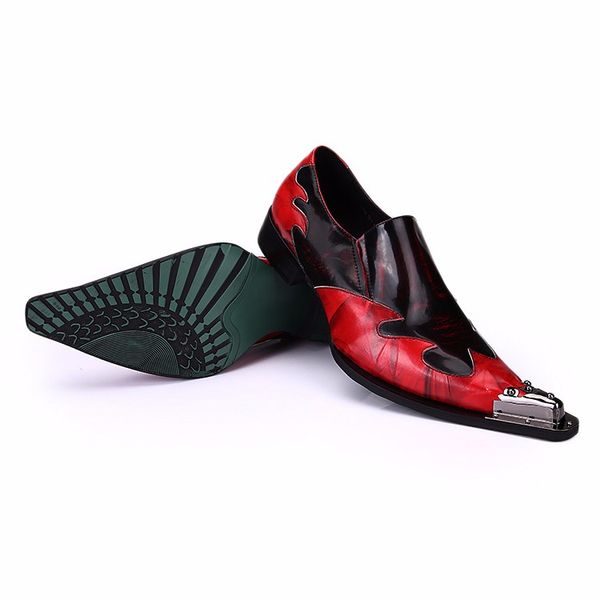 Christia Bella Italian Fashion Genuine Leather Men Shoes Red Formal Mens Dress Shoes Party Business Oxfords for Men Flat Shoes
Christia Bella Italian Fashion Genuine Leather Men Shoes Red Formal Mens Dress Shoes Party Business Oxfords for Men Flat Shoes