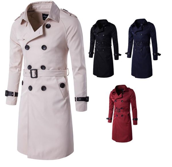 double breasted x-long trench coat men big turn down collar belt backsplit design long sleeve cuff pu leather belt man trench coat ship, Tan;black
double breasted x-long trench coat men big turn down collar belt backsplit design long sleeve cuff pu leather belt man trench coat ship, Tan;black