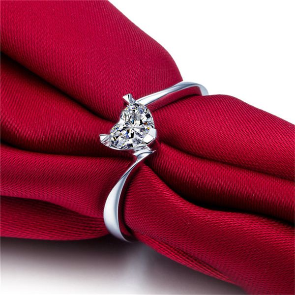 luxury jewelry silver ring for women romantic heart 1.2 ct cz diamond engagement wedding ring jewelry, Golden;silver
luxury jewelry silver ring for women romantic heart 1.2 ct cz diamond engagement wedding ring jewelry, Golden;silver