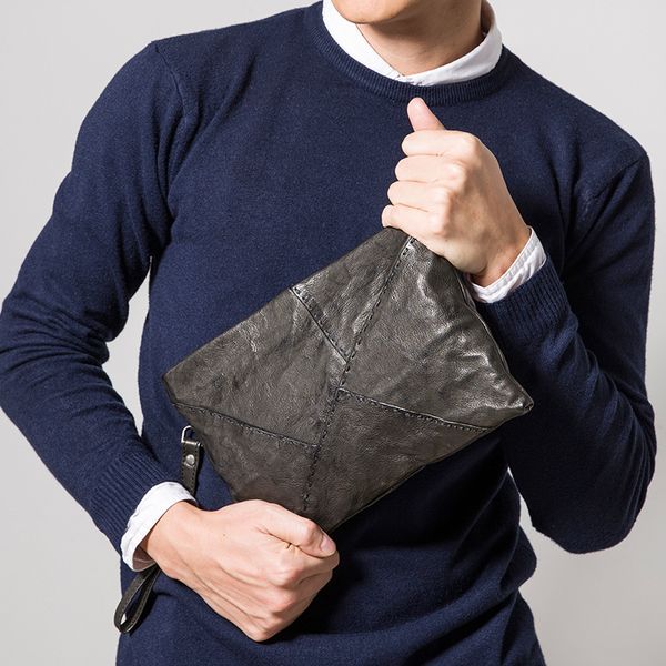 ruil 2017 new men wallet england retro style personality handmade goat skin zipper handbag coin purse waist bag, Red;black
ruil 2017 new men wallet england retro style personality handmade goat skin zipper handbag coin purse waist bag, Red;black