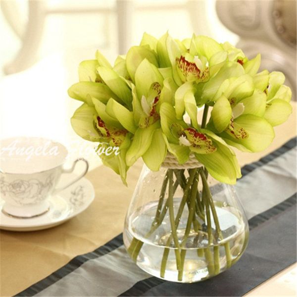 wholesale- real touch cymbidium 6 heads short shoot table decoration flower diy wedding bride hand flowers home decor artificial orchid
wholesale- real touch cymbidium 6 heads short shoot table decoration flower diy wedding bride hand flowers home decor artificial orchid