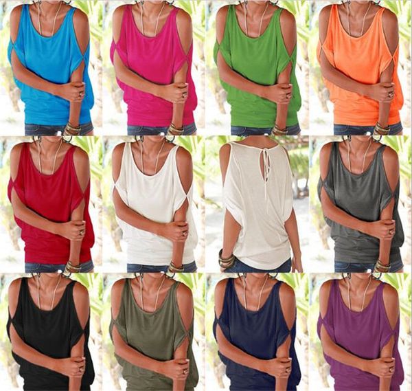 loose t-shirt shoulder 11colors bare blouse batwing tee open cold shoulder women m073 kqonf, Black
loose t-shirt shoulder 11colors bare blouse batwing tee open cold shoulder women m073 kqonf, Black