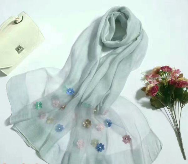 2017 new silk wool floral pearl embroidery scarf shawl wrap 6 colors mixed 5pcs/lot #4021, Blue;gray
2017 new silk wool floral pearl embroidery scarf shawl wrap 6 colors mixed 5pcs/lot #4021, Blue;gray