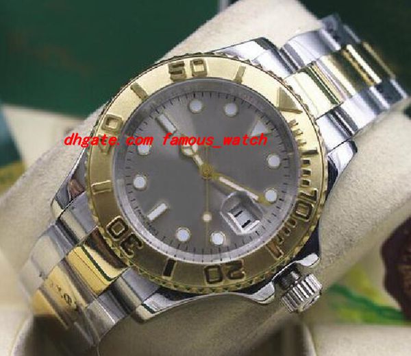 luxury wristwatch mechanical men watches mint 18k gold steel 16623 two tone engraved watch b&p, Slivery;brown
luxury wristwatch mechanical men watches mint 18k gold steel 16623 two tone engraved watch b&p, Slivery;brown