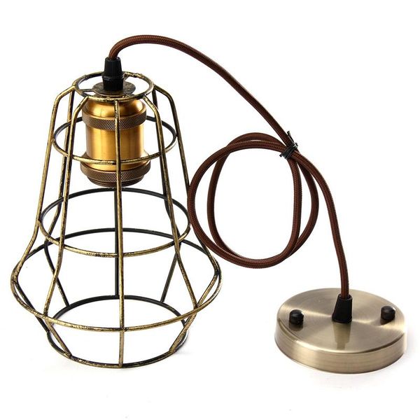 retro vintage edison pendant light bulb iron guard wire cage ceiling hanging light fitting bar cafe lampshade diy lamp base
retro vintage edison pendant light bulb iron guard wire cage ceiling hanging light fitting bar cafe lampshade diy lamp base