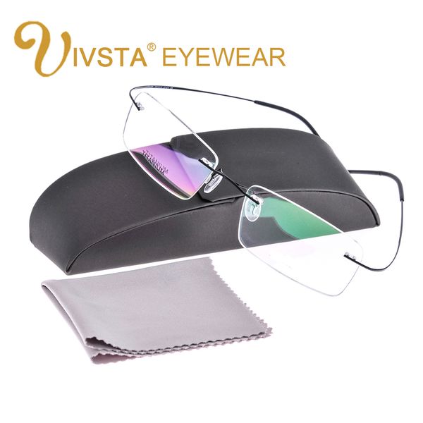 wholesale- with original case titanium glasses men brand logo rimless eyewear women optical frame prescription e1050 silhouett shile, Silver 
wholesale- with original case titanium glasses men brand logo rimless eyewear women optical frame prescription e1050 silhouett shile, Silver