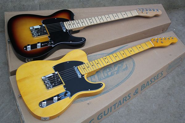 Wholesale High Quality Light Yellow Vintage 52 Reissue Butterscotch Blonde VS Sunburst TL Standard Electric Guitar
Wholesale High Quality Light Yellow Vintage 52 Reissue Butterscotch Blonde VS Sunburst TL Standard Electric Guitar