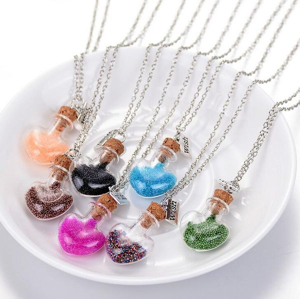 gift ocean drift bottle necklace fashion rice bead heart wishing bottle ornament wfn282 (with chain) mix order 20 pieces a lot, Silver
gift ocean drift bottle necklace fashion rice bead heart wishing bottle ornament wfn282 (with chain) mix order 20 pieces a lot, Silver