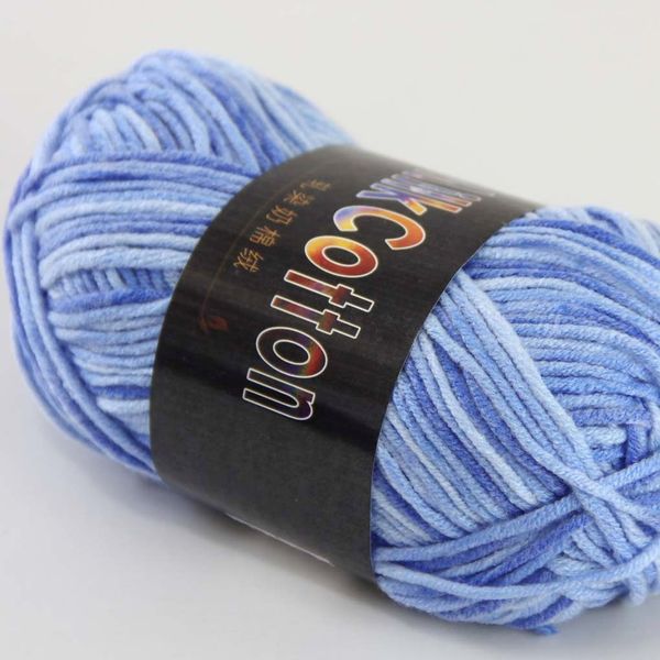 soft 6ballsx50g newcotton dyed hand knitting wool socks scarf baby yarn indigo 05, Black;white
soft 6ballsx50g newcotton dyed hand knitting wool socks scarf baby yarn indigo 05, Black;white