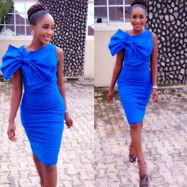blue sheath cocktail party dresses with big bow sleeveless knee length evening gowns zipper back prom dress women vestidos, Black
blue sheath cocktail party dresses with big bow sleeveless knee length evening gowns zipper back prom dress women vestidos, Black