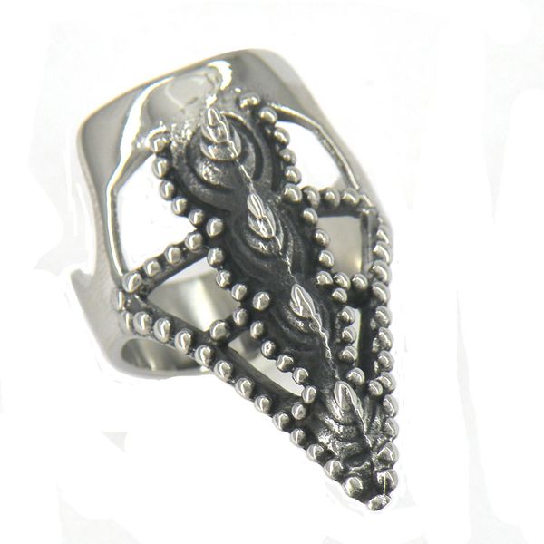 fanssteel stainless steel mens or womens punk vintage tribal rhinoceros horn biker ring signet ring gift 11w59, Silver
fanssteel stainless steel mens or womens punk vintage tribal rhinoceros horn biker ring signet ring gift 11w59, Silver