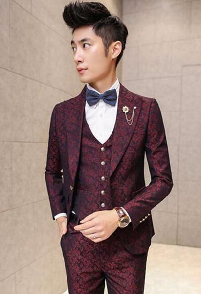 man han edition business leisure fashion the new trend of england boutique personality three-piece married small jackets / m-2xl, White;black
man han edition business leisure fashion the new trend of england boutique personality three-piece married small jackets / m-2xl, White;black