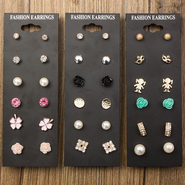 2017 new european and american 6 pairs of combination earrings exquisite fashion wild set earrings wholesale ing, Golden;silver
2017 new european and american 6 pairs of combination earrings exquisite fashion wild set earrings wholesale ing, Golden;silver