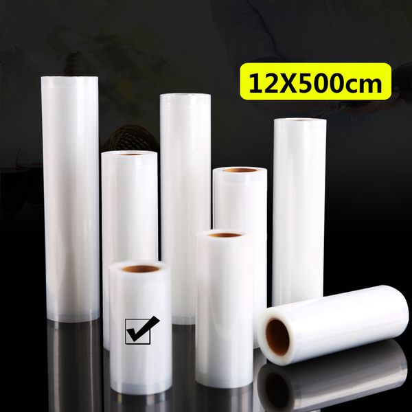 12x500cm long roll line embossing vacuum cooked food saver storing packaging bag meat snacks dry fruit beans storage sealing plastic package
12x500cm long roll line embossing vacuum cooked food saver storing packaging bag meat snacks dry fruit beans storage sealing plastic package
