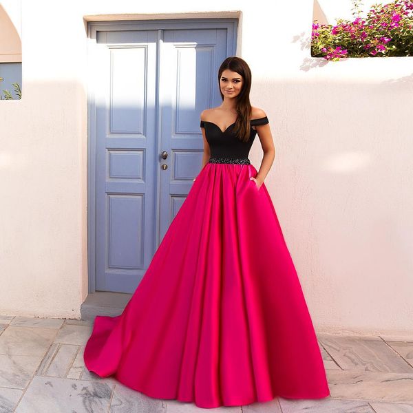 sweetheart off the shoulder prom dresses black with beaded a-line skirt with pockets long formal dresses girls graduation gowns
sweetheart off the shoulder prom dresses black with beaded a-line skirt with pockets long formal dresses girls graduation gowns