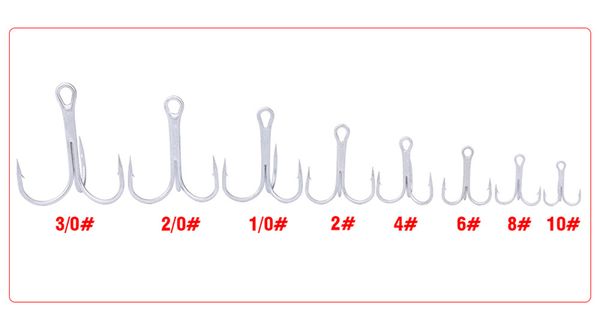high quanlity stainless steel fish lure hook 8size treble fishing hooks with barb freshwater fishing tackle
high quanlity stainless steel fish lure hook 8size treble fishing hooks with barb freshwater fishing tackle