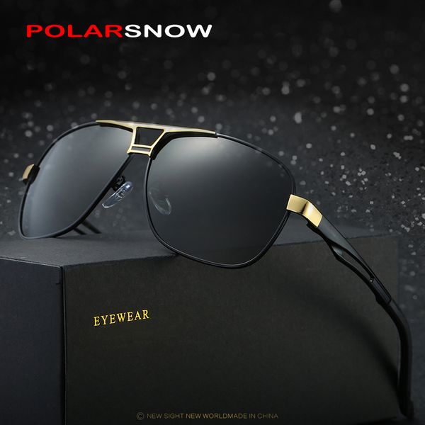 wholesale- polarsnow 2017 sunglasses men alloy frame polarized driving sun glasses male vintage oculos de sol brand designer eyewear, White;black
wholesale- polarsnow 2017 sunglasses men alloy frame polarized driving sun glasses male vintage oculos de sol brand designer eyewear, White;black