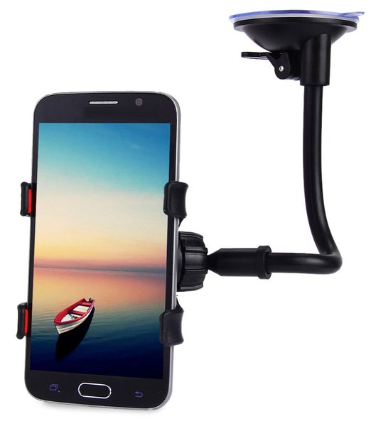 Universal Long Arm 360 Degrees Rotation Windshield Dashboard Car Mount Holder Cradle System for Cell Phones
Universal Long Arm 360 Degrees Rotation Windshield Dashboard Car Mount Holder Cradle System for Cell Phones