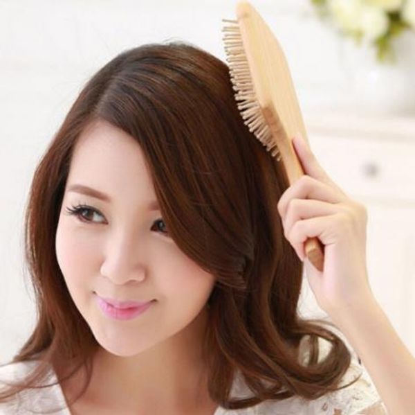 makeup 2 colors hair care wooden spa massage comb wooden paddle pointed handle teeth hair brush antistatic cushion comb, Silver
makeup 2 colors hair care wooden spa massage comb wooden paddle pointed handle teeth hair brush antistatic cushion comb, Silver