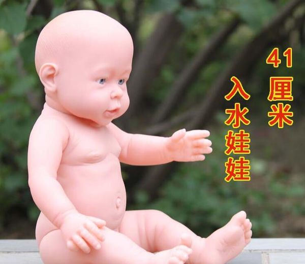 41cm simulation baby rebirth dolls soft ruanjiao / baby bath lovely children early education toys mannequin b268, Khaki
41cm simulation baby rebirth dolls soft ruanjiao / baby bath lovely children early education toys mannequin b268, Khaki