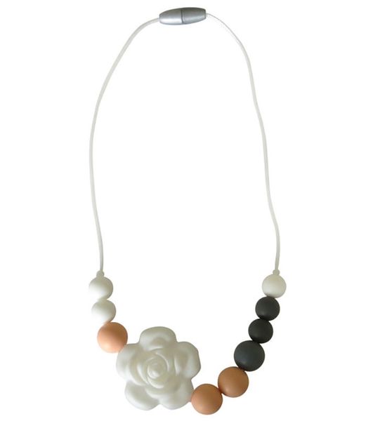 новый силиконовый прорезывания зубов ожерелье цветок бусины прорезыватель кулон пищевой силикона сенсорные ожерелье для ребенка жевательная, Silver
новый силиконовый прорезывания зубов ожерелье цветок бусины прорезыватель кулон пищевой силикона сенсорные ожерелье для ребенка жевательная, Silver