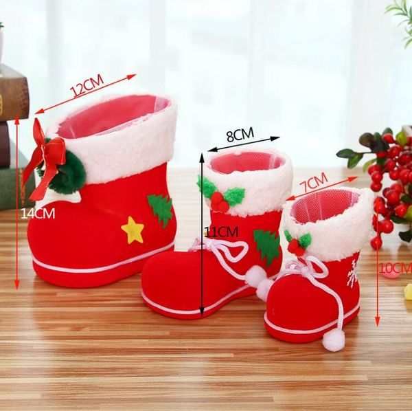 Christmas Boots Ornament Creative Christmas Candy Gifts Pen Box Toy Holiday L Party Decor Xmax Decoration Gift Jmt 007