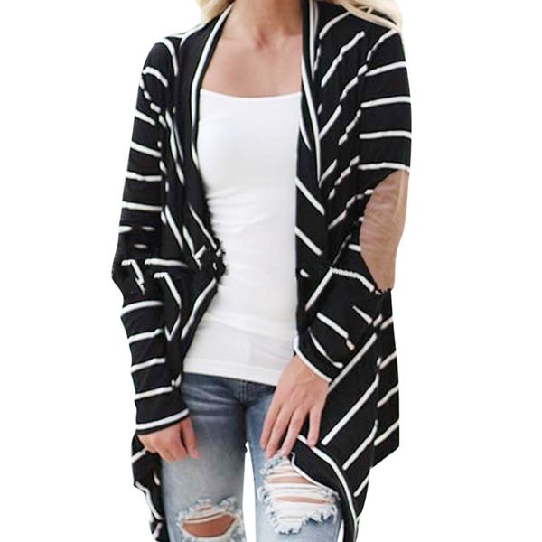 wholesale- women long sleeve loose cardigan sweater striped knitwear outwear coats s l xl lady, White;black
wholesale- women long sleeve loose cardigan sweater striped knitwear outwear coats s l xl lady, White;black