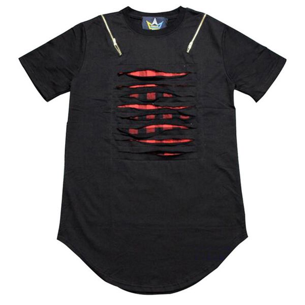 wholesale- west 100% cotton gold chain plain destroy broken t-shirt golden zipper hip hop t shirt fashion broken grid tees, White;black
wholesale- west 100% cotton gold chain plain destroy broken t-shirt golden zipper hip hop t shirt fashion broken grid tees, White;black