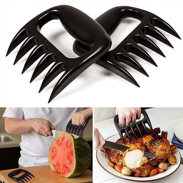 

Grizzly bear paw meat claw handler fork tong pull hred pork bbq barbecue tool food grade bbq tool dhl