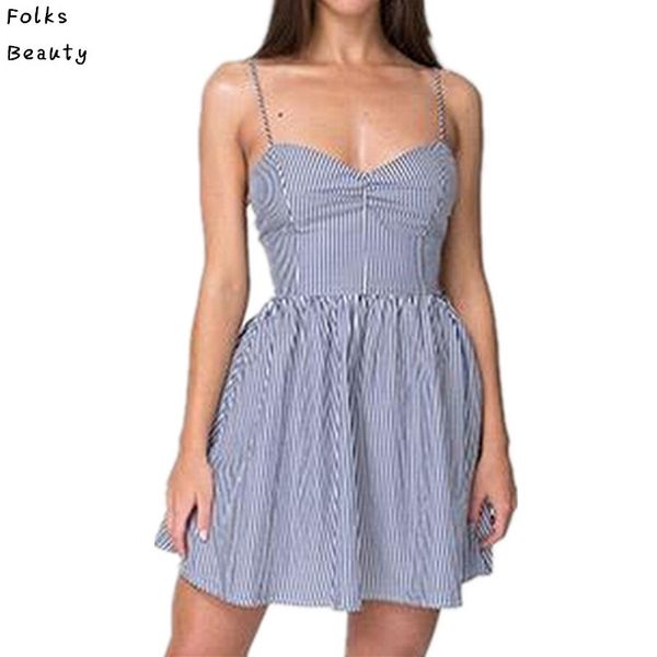 wholesale- summer spaghetti strap dress fashion 2017 striped bandage women bra dresses vintage backless vestidos beach sundress female, White;black
wholesale- summer spaghetti strap dress fashion 2017 striped bandage women bra dresses vintage backless vestidos beach sundress female, White;black