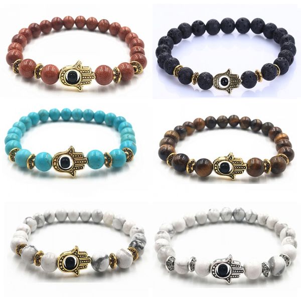 10 Style Women and Men Fashion Natural Healing Energy Stone Yoga Hamsa Hand Evil Eye Beads Bracelet Christmas Gift Free DHL D273S
10 Style Women and Men Fashion Natural Healing Energy Stone Yoga Hamsa Hand Evil Eye Beads Bracelet Christmas Gift Free DHL D273S