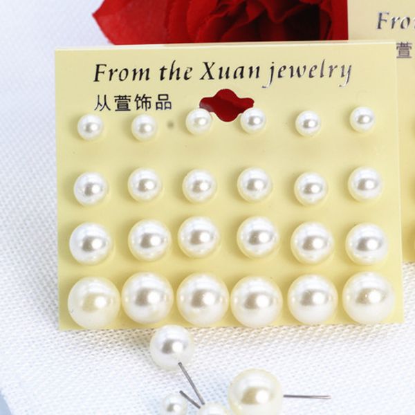 2017 high-quality fashion earrings, the size of pearls row to sit, earrings 24pcs / sets, pearl jewelry wholesale, Silver
2017 high-quality fashion earrings, the size of pearls row to sit, earrings 24pcs / sets, pearl jewelry wholesale, Silver