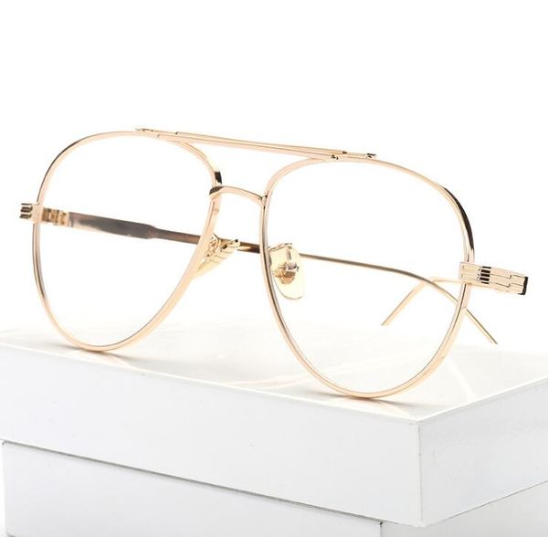 wholesale- fashion aviation square metal frame plain glasses men women eyeglasses optical frame vintage clear lens glasses oculos de grau, Silver
wholesale- fashion aviation square metal frame plain glasses men women eyeglasses optical frame vintage clear lens glasses oculos de grau, Silver