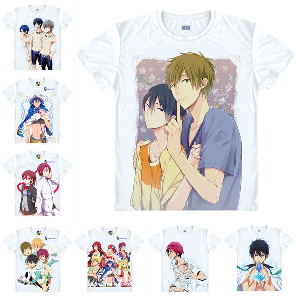 anime shirt high speed t-shirts multi-style short sleeve makoto tachibana haruka nanase cosplay motivs hentai shirts, White;black
anime shirt high speed t-shirts multi-style short sleeve makoto tachibana haruka nanase cosplay motivs hentai shirts, White;black