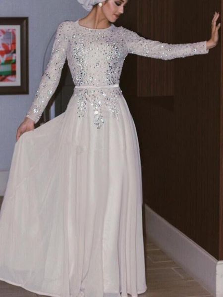 muslim long sleeves evening dresses bling bling beaded crystal sequined floor length chiffon formal prom party gowns vestido de festa e235, Black;red
muslim long sleeves evening dresses bling bling beaded crystal sequined floor length chiffon formal prom party gowns vestido de festa e235, Black;red