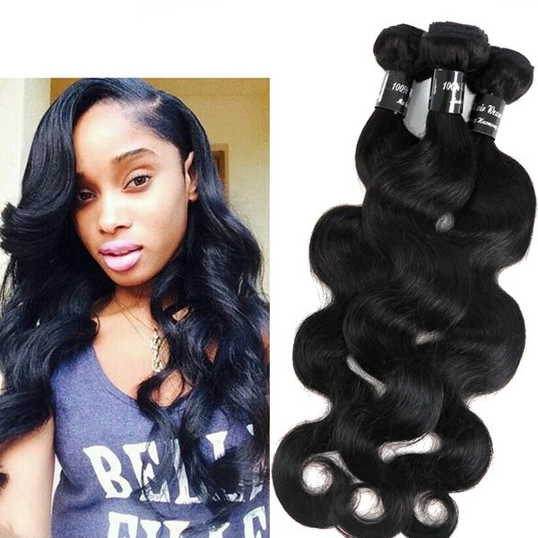 brazilian virgin hair body wave 100% human hair weaves bundles 8-34inch unprocessed peruvian malaysian indian cambodian remy hair extensions, Black
brazilian virgin hair body wave 100% human hair weaves bundles 8-34inch unprocessed peruvian malaysian indian cambodian remy hair extensions, Black