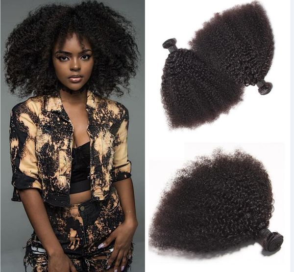 Brazilian Human Remy Virgin Hair Afro Kinky Curly Hair Weaves Natural Color 100g/bundle Double Wefts 4Bundles/lot Hair Extensions
Brazilian Human Remy Virgin Hair Afro Kinky Curly Hair Weaves Natural Color 100g/bundle Double Wefts 4Bundles/lot Hair Extensions