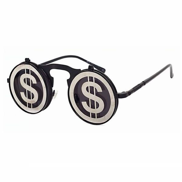 vintage steampunk round metal flip up small sunglasses black frame grey 46mm circle dollar lenses glasses eyewear, White;black
vintage steampunk round metal flip up small sunglasses black frame grey 46mm circle dollar lenses glasses eyewear, White;black