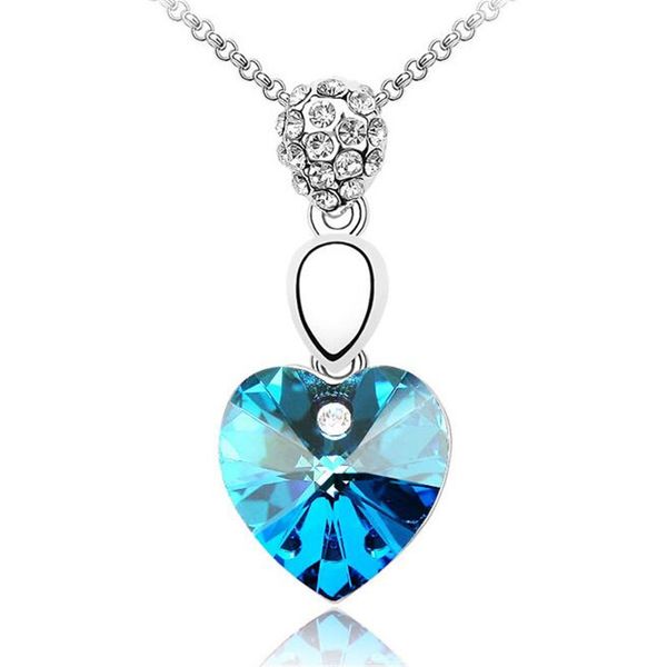 heart crystals necklace pendant beautiful party women fashion jewelry made with crystals from swarovski elements 1097, Silver
heart crystals necklace pendant beautiful party women fashion jewelry made with crystals from swarovski elements 1097, Silver