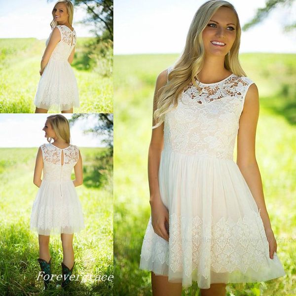 country style short bridesmaid dress crew neck lace keyhole back mini vintage maid of honor dress wedding guest gown custom made plus size, White;pink
country style short bridesmaid dress crew neck lace keyhole back mini vintage maid of honor dress wedding guest gown custom made plus size, White;pink