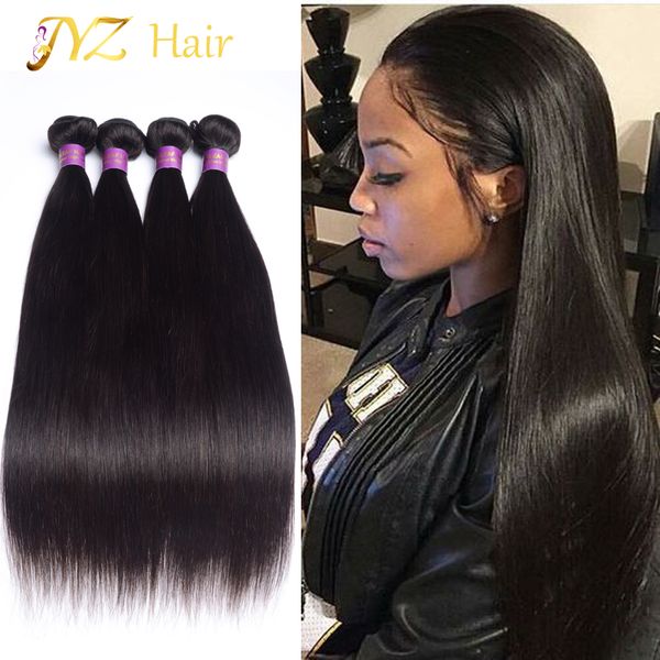 jyz virgin hair 4 bundles peruvian straight hair weave 100% human hair unprocessed virgin malaysian brazilian straight weave bundles, Black
jyz virgin hair 4 bundles peruvian straight hair weave 100% human hair unprocessed virgin malaysian brazilian straight weave bundles, Black