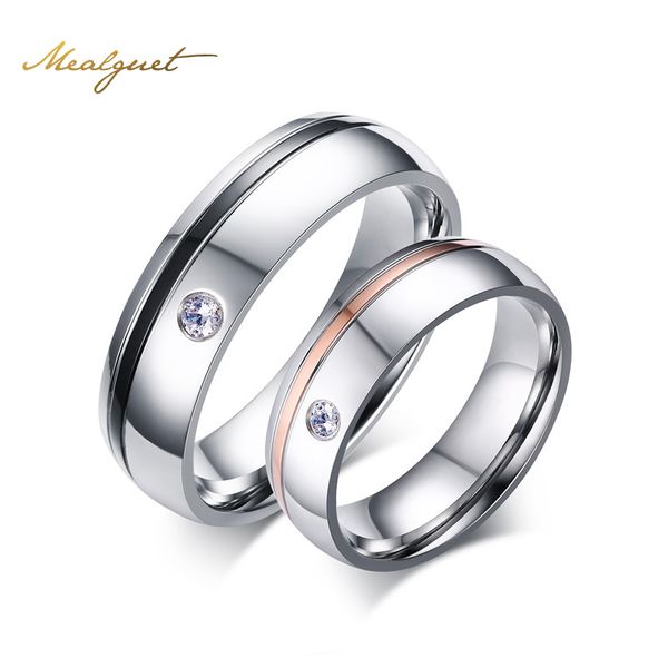 meaeguet wedding couple rings with cz stone lovers' stainless steel finger ring for women men engagement 1 piece price cr-059, Slivery;golden
meaeguet wedding couple rings with cz stone lovers' stainless steel finger ring for women men engagement 1 piece price cr-059, Slivery;golden