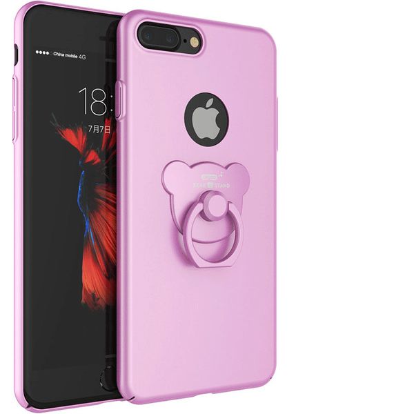 2017 new bear ring buckle kickstand holder phone cases for iphone 7 plus 6 6s solid color metal paint plastic protective case
2017 new bear ring buckle kickstand holder phone cases for iphone 7 plus 6 6s solid color metal paint plastic protective case