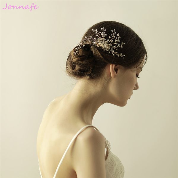 beijia Hand wired Rhinestone Hair Comb Gold Bridal Hair Vine Accessories Crystal Wedding Headpiece Women Jewelry 
beijia Hand wired Rhinestone Hair Comb Gold Bridal Hair Vine Accessories Crystal Wedding Headpiece Women Jewelry