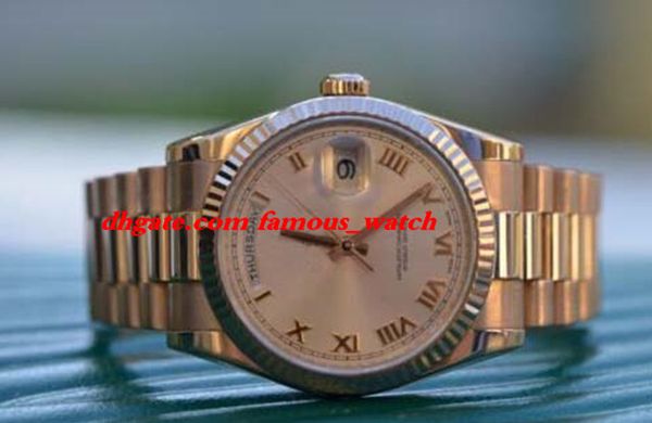 new fashion luxury stainless steel bracelet mint 18k rose gold box & papers 118235f men watch 36mm automatic mechanical movement man watch, Slivery;brown
new fashion luxury stainless steel bracelet mint 18k rose gold box & papers 118235f men watch 36mm automatic mechanical movement man watch, Slivery;brown