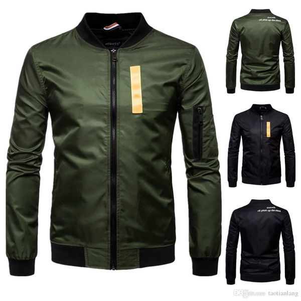 fashion bomber coats jackets male baseball flying casual hop men's jacket autumn hip outerwear slim men jackets t170715 xgnwb, Black
fashion bomber coats jackets male baseball flying casual hop men's jacket autumn hip outerwear slim men jackets t170715 xgnwb, Black